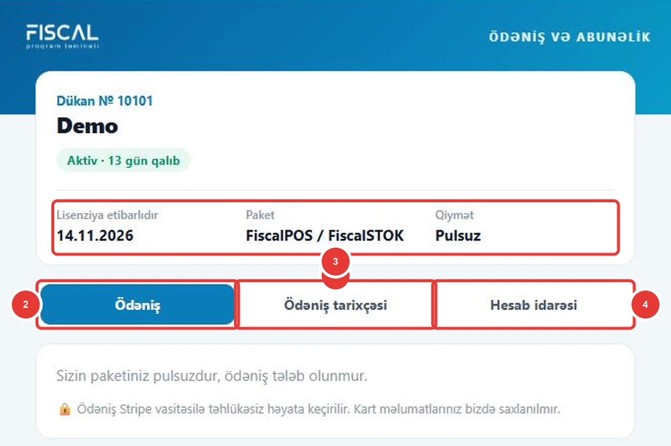 Ödəniş və abunə